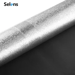 Selens 100* 150cm Reflective Fabric Tin Foil Softbox Reflector Silver Shiny Metallic Irregular Particle for Photography Studio