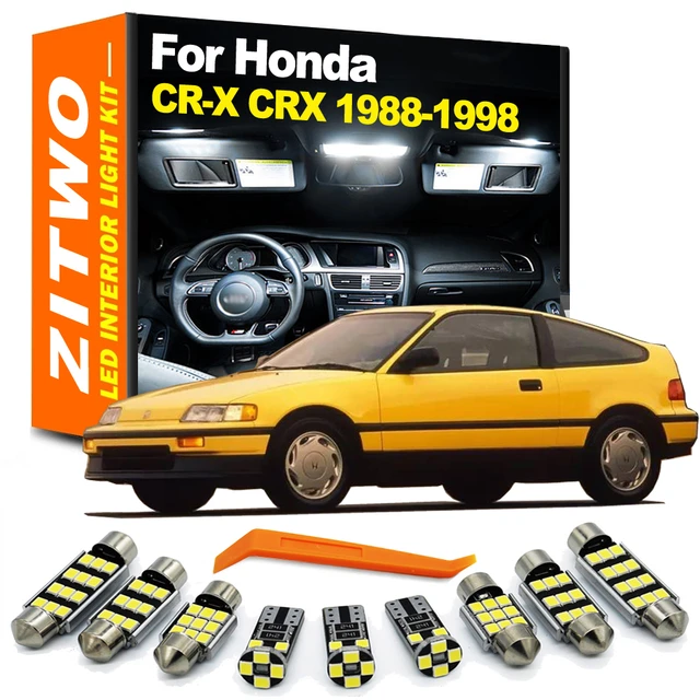 Zitwo ledインテリアドーム読書電球ホンダCR-X crx 1988 - 1991 1992 1993 1994 1995 1996 1997  1998アクセサリー - AliExpress