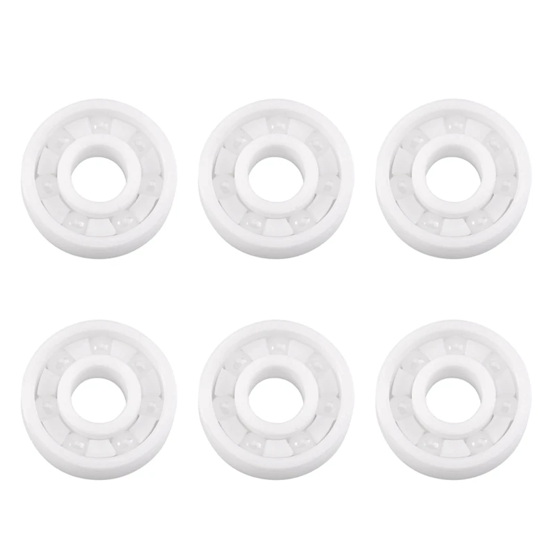 

6X 608 Full Ceramic Bearing Zro2 Ball Bearing 8Mmx22mmx7mm Zirconia Oxide Bearing