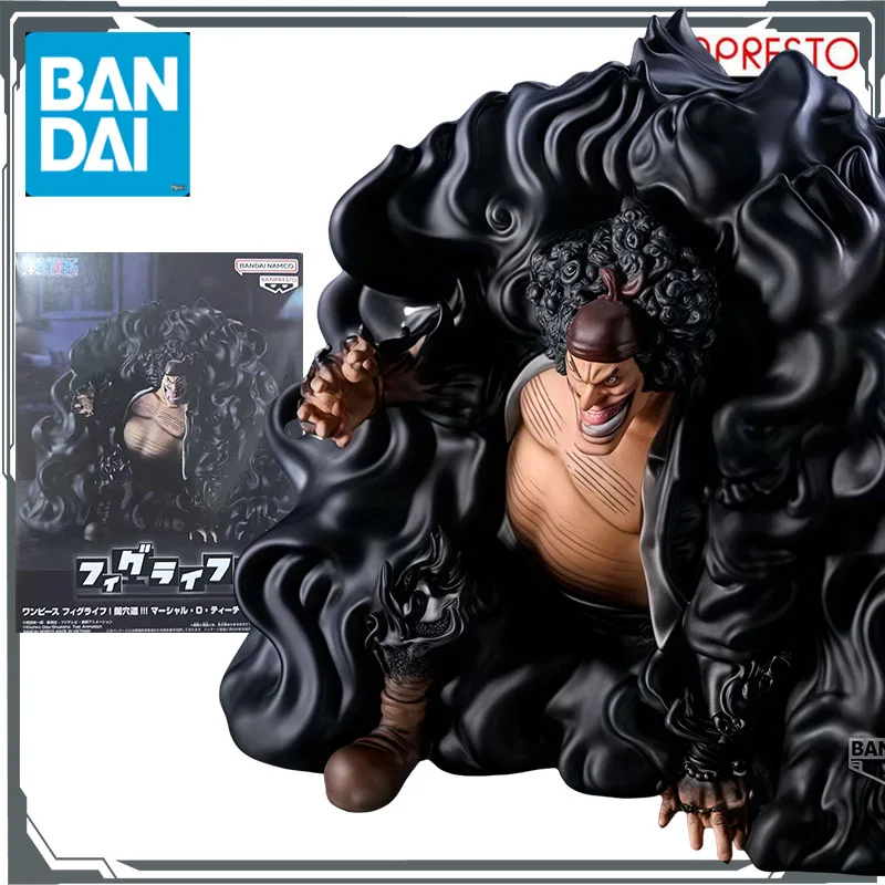 バンダイオリジナルバンプレストワンピースマーシャル D.ティーチダークボルテックス & 特別スタイルアニメアクションフィギュアおもちゃ男の子のためのクリスマスギフト