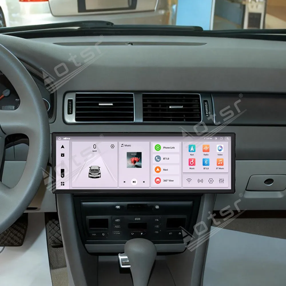 14.9 Inch Touch Screen Android Radio Head Unit For Audi A6 S6 RS6 C5 1997‑2004 Wireless CarPlay Android Auto DSP GPS SWC 4G WiFi