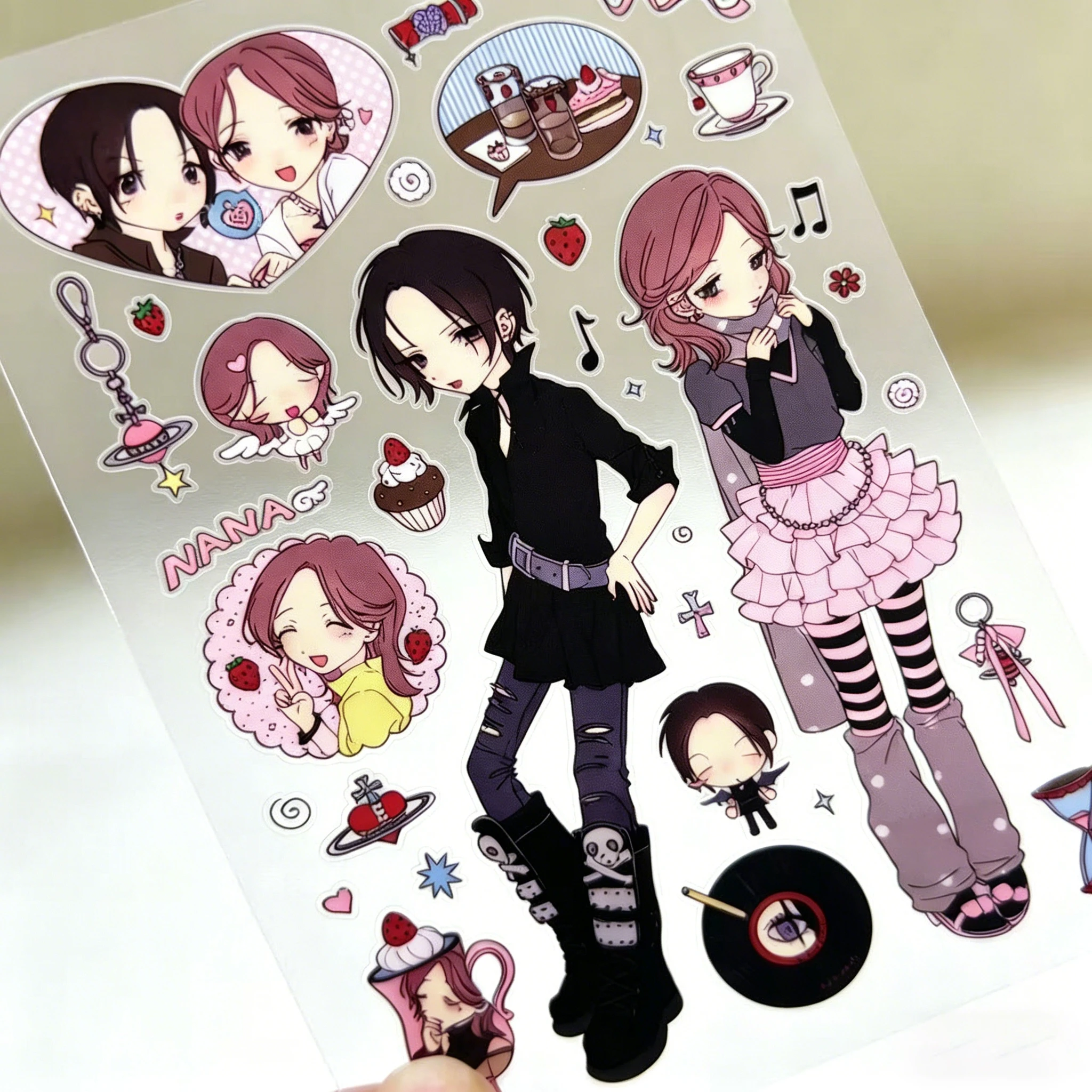 Cute Japanese-style Sticker Comic 'Another Me' Peripheral DIY Journal Stickers Cute Girl Style Ins Decoration Stickers Cute Gift view 6
