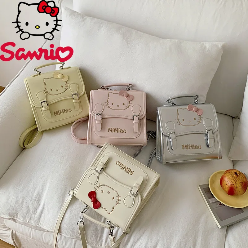 

Hello Kitty New Women's Backpack with Fashionable and High-quality Design Cartoon and Versatile Backpack for Girls Commuting
