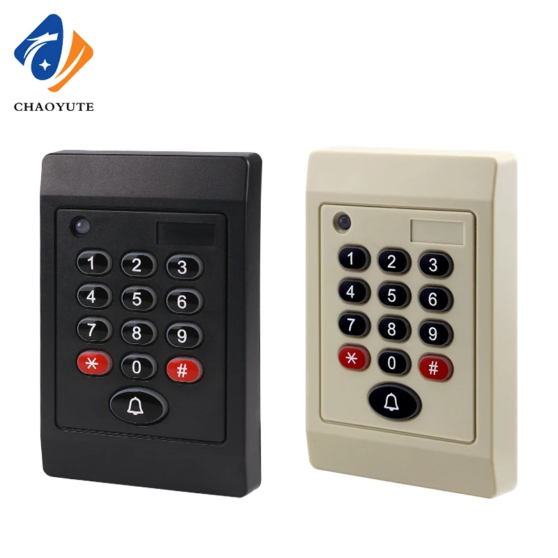 Waterproof Access Card Reader With Button Swipe ID/IC Card, Can Be Externally Connected to WG26/34 Access Control System Reader