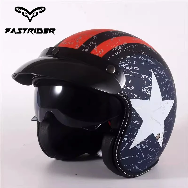 

Шлем электромобиля ECE DOT, двойной сертифицированный полушлем, персонализированный четырехсезонный полушлем для взрослых и детей