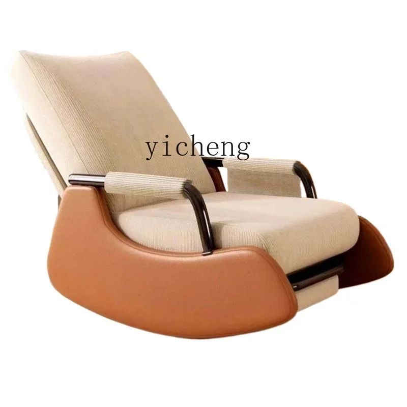 

TQH balcony lazy sofa recliner living room household small apartment leisure sofa rocking chair