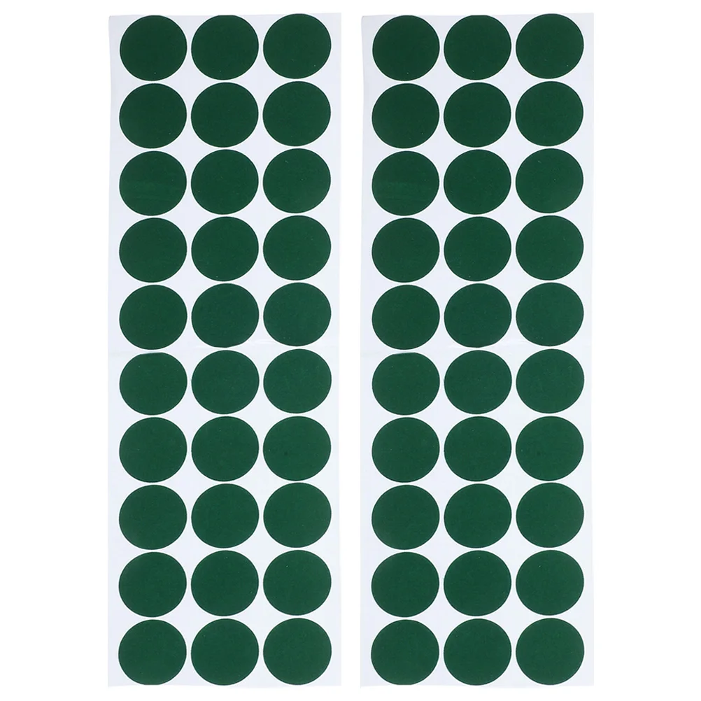 

2 Sheets Pool Table Accessories Table Cloth Stickers Dots Repair Position Marker Green Pool Accessories Cloth Fixing Dot