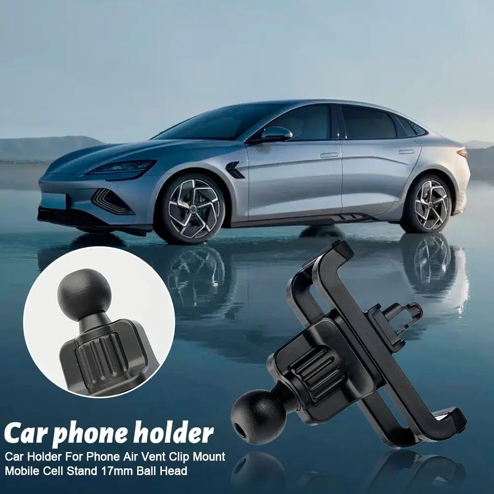 سيارة الهواء تنفيس قاعدة تثبيت مزودة بمشبك لسيارة حامل هاتف المحمول حامل العالمي 17 مللي متر الكرة رئيس قاعدة سيارة منفذ الهواء هوك المشبك 2026 جديد #3