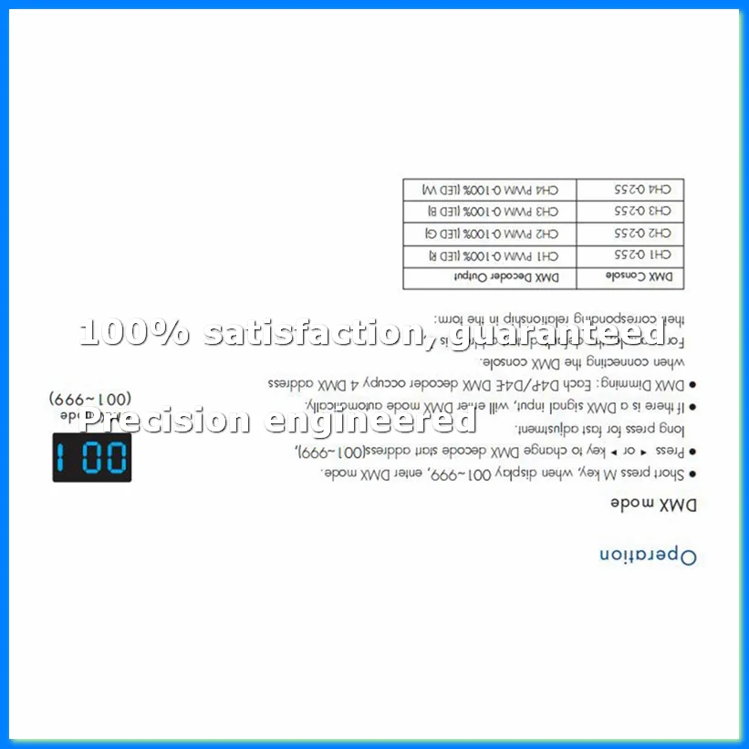 D4-P 4 Channel PWM Constant Voltage &RDM LED Decoder Controller Digital Display XLR3 RJ45 Port DC12-36V Input 8Ax4CH-A28R
