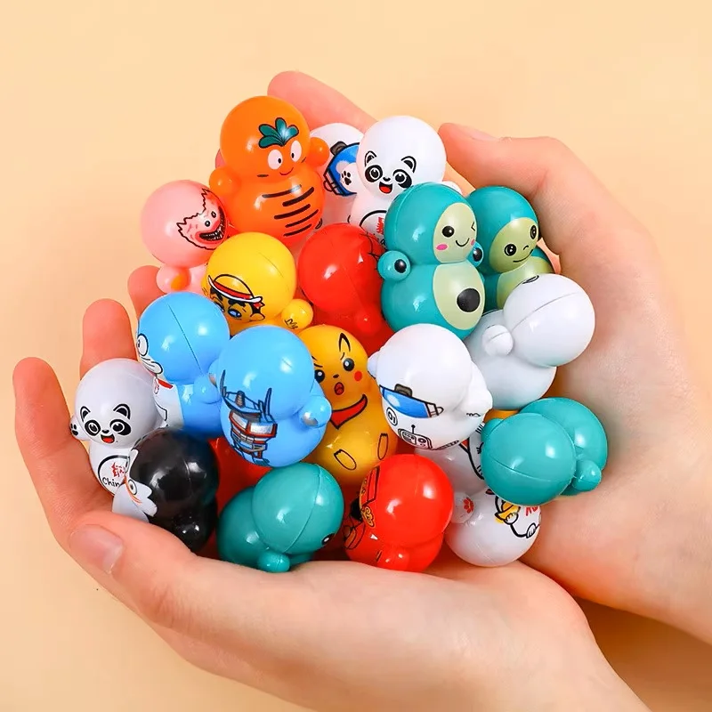 

15 Pcs Mini Cartoon Tumbler Desktop Decompression Toys Swing Relieve Stress Relax Children'S Classic Toy Christmas Birthday Gift