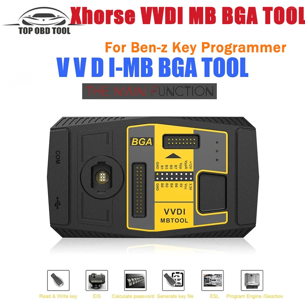 

Newest Xhorse VVDI MB BGA TOOL For Be-n-z Key Programmer For Ben-z With BGA Calculator Function NO token Pk Xhorse MINI OBD TOOL