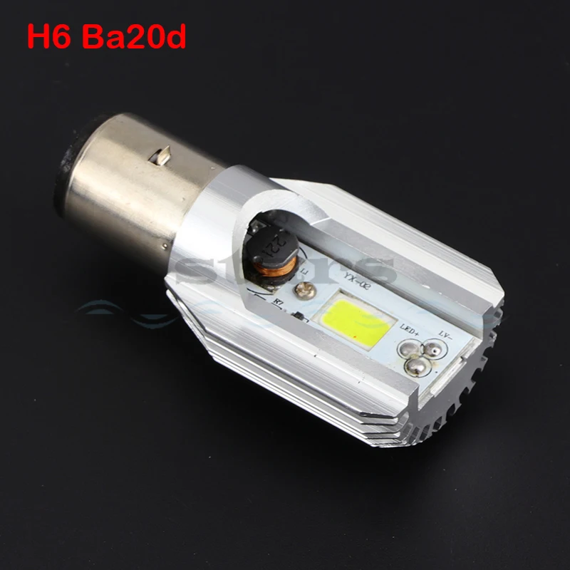 

H6 Ba20d Led Motorcycle Headlight Scooter Bulb 6000k Light 1000LM ATV Moto Motorbike Accessories Fog Lamp For Suzuki