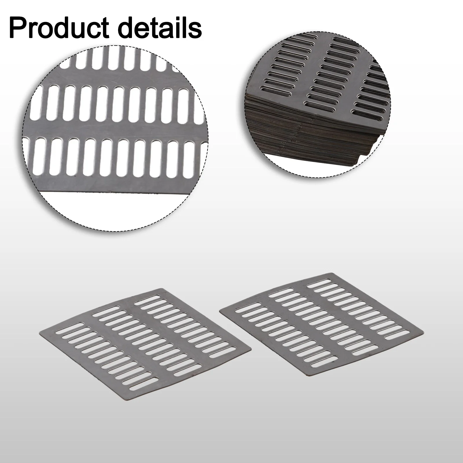 Arte 2.76 X 2.8 Inches Stainless Steel Weep Hole Covers Non-clogging Functionality Secure Barrier Against Debris