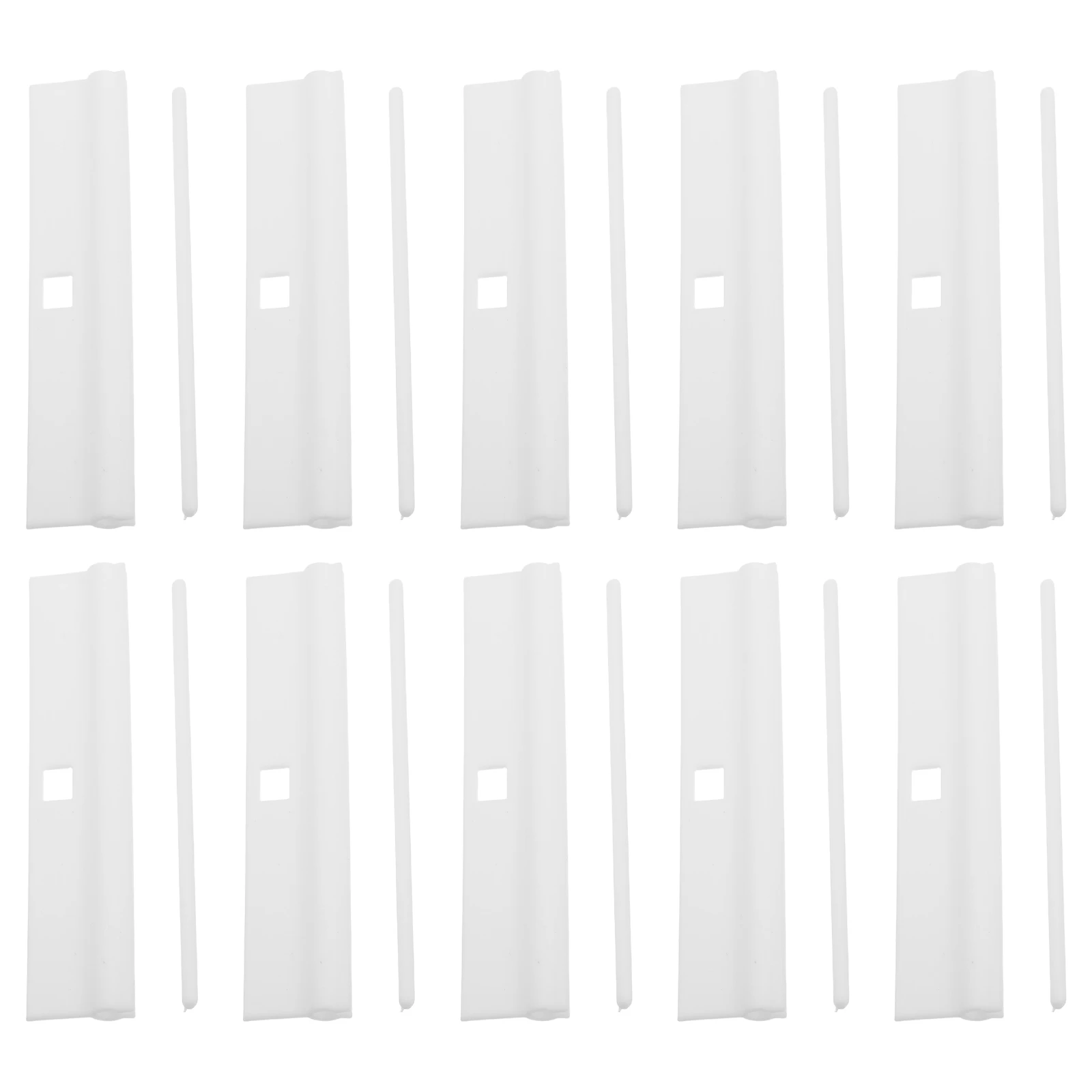 

20pcs Vertical Blind Slats Hanger Simple Curtain Hanging Piece Vertical Blind Accessories For Home Window Repair Parts Kit