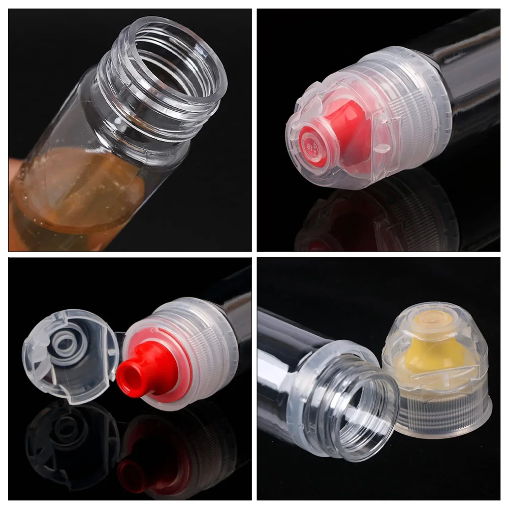 

8pcs 72ML Portable Travel Silicone Squeeze Bottles Random Color Kitchen Sauce Condiment Holder Easy Clean Durable Flexible Body