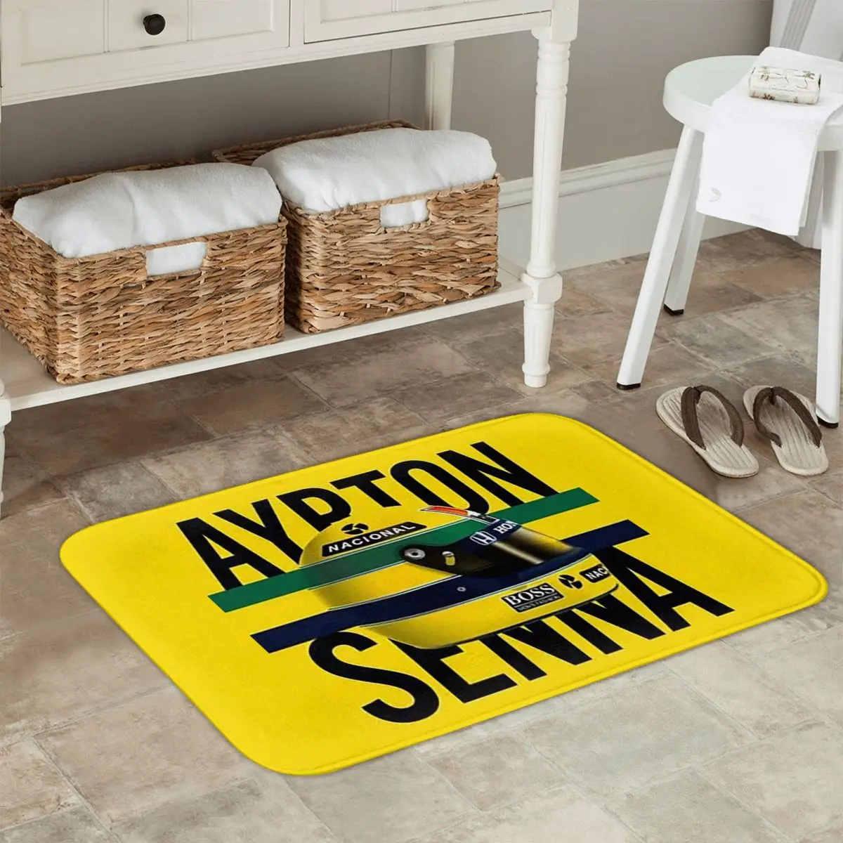 a-ayrton-s-s-senna-s-レーシングカー-滑り止めドアマット-フロアマット-カーペット-ラグ-キッチン-エントランス-バスルーム-リビングルーム-フットパッドマット用