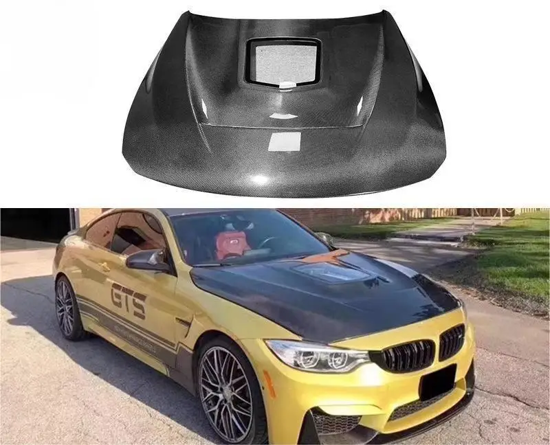 High Quality Dry or Wet Carbon Fiber Hood Front bonnet Engine Cover Fits For BMW 3 Series M3 M4 F80 F82 2014-2018