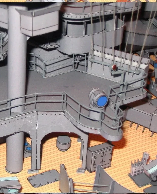 1:250 USS Arizona BB-39 Battleship Cardmodel DIY 75cm=30" Long Card Paper Model Kit Puzzles Handmade Toy DIY