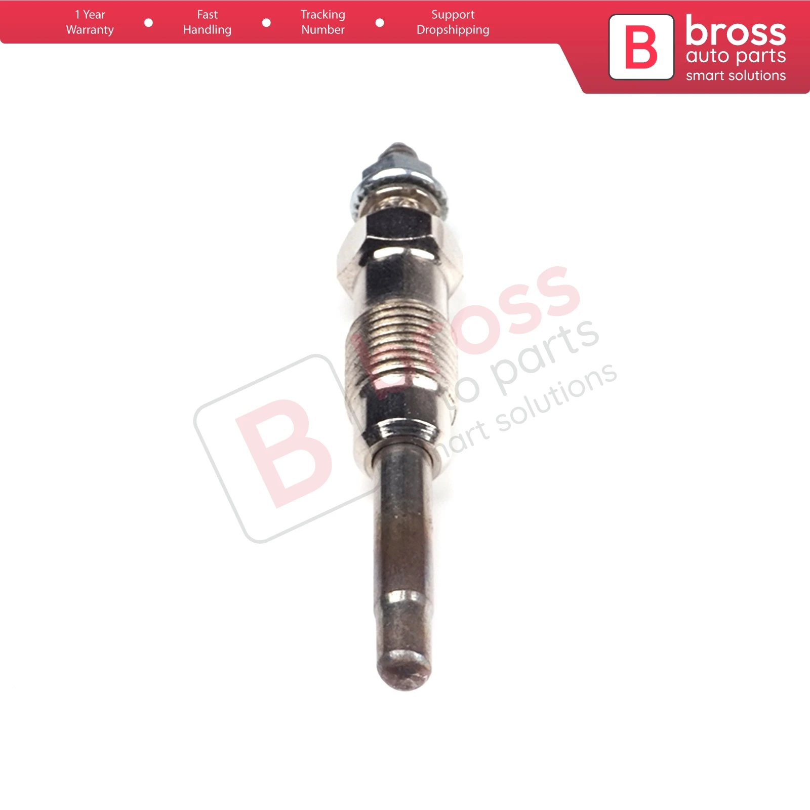 

Bross Auto Parts BGP41 1 Piece Heater Glow Plugs GX78, 0100221141, 657MJ for Rover Alfa Volvo Fast Shipment Ship From Turkey