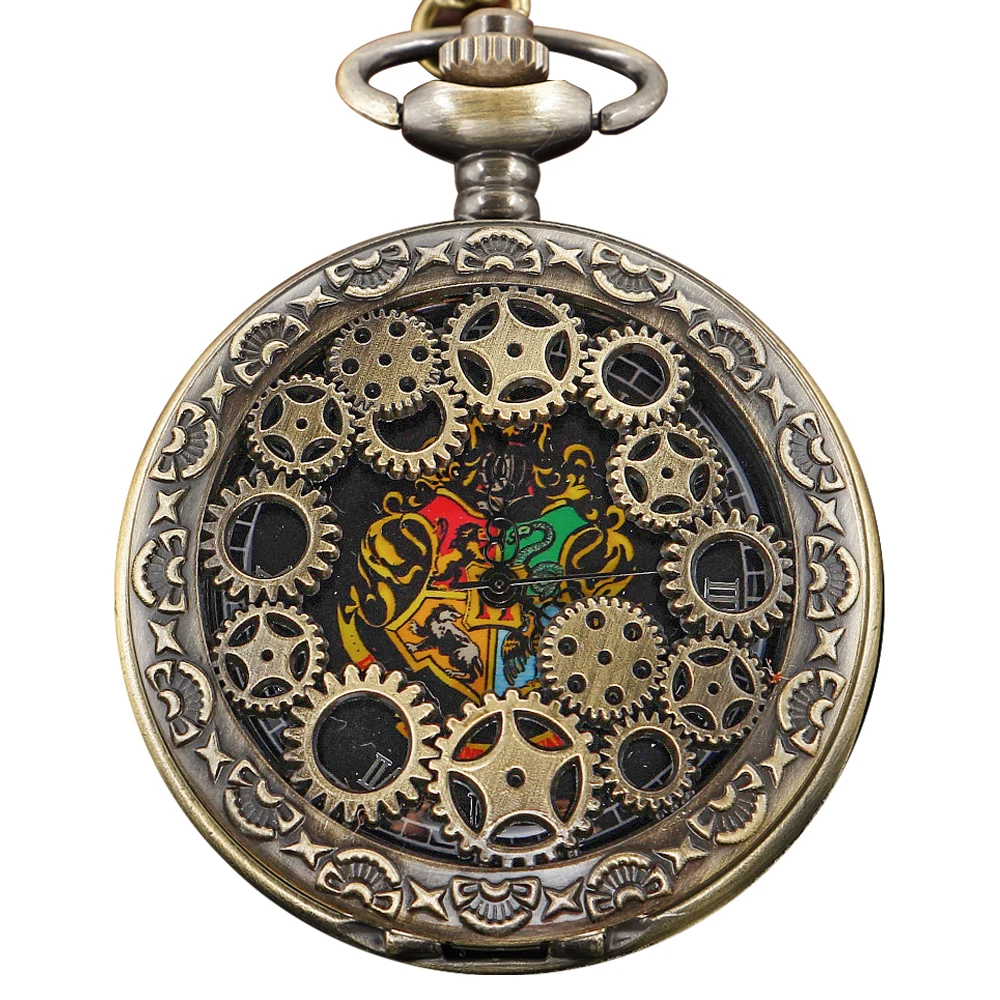 クラシックカレッジギアアカデミーバッジクォーツ懐中時計ローマンケースミニタイムネックレス時計メンズレディース学生シングルギフト