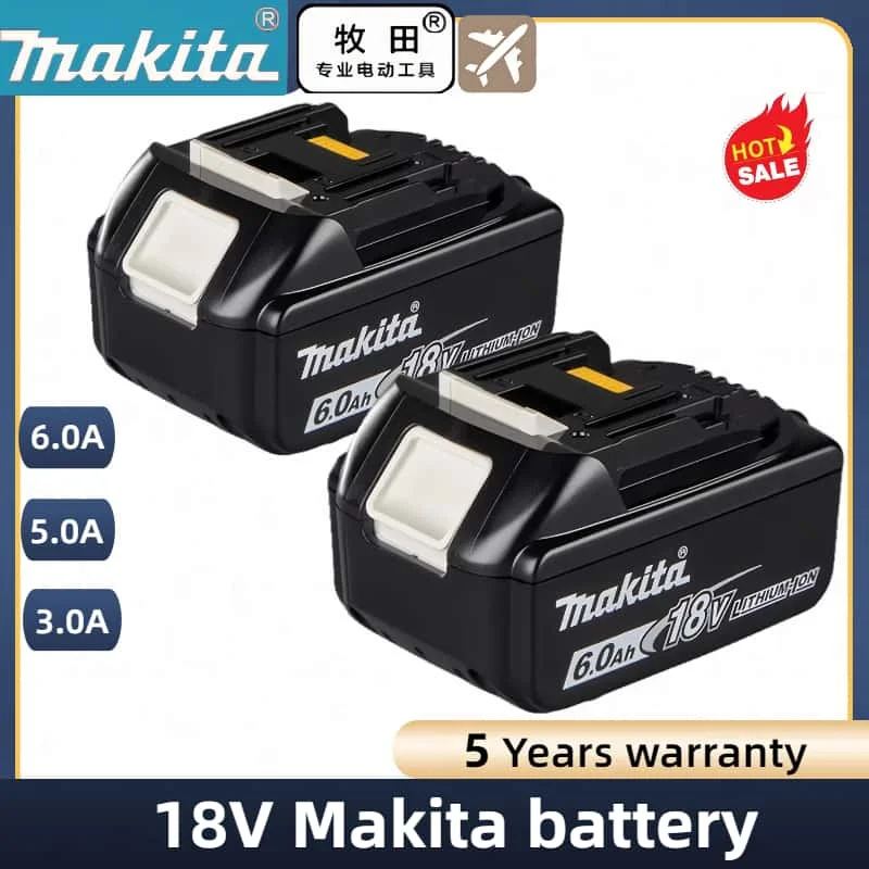 

For Makita Battery 18V 6000mAh Rechargeable Power Tools Battery 18V makita with LED Li-ion Replacement LXT BL1860B BL1860 BL1850