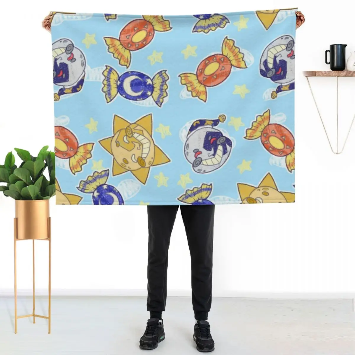 Superstar Daycare Pattern Throw Blanket Picnic halloween wednesday Retros Decorative Sofas Furrys Blankets