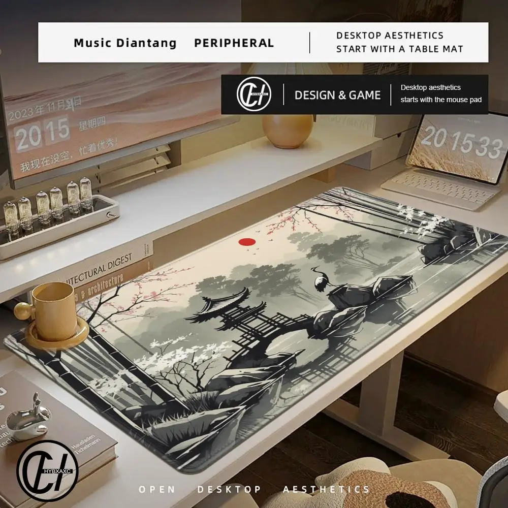 New Computer Laptop Japanese Landscape Mouse Pad Keyboard Mousemat XXL Large Mousepad Gaming Non-slip rubber PC Office Desk Mats