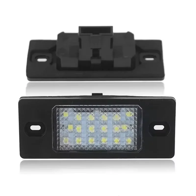 

License Number Plate Light Car Led Lights for VW Touareg Tiguan GOLF PASSAT Variant Lamp Automobiles Parts Accessories Canbus
