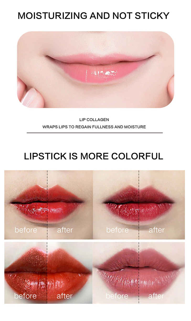 20g Lip Mask Moisturizing Fade Lip Line Lipstick Base Brightening Lip Care Moisturizing Lips Gloss Cream Nourishing Lips Care