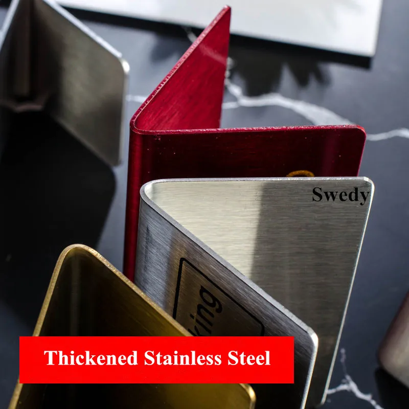 Edelstahl Tischplatte Rauchverbots schild stehen doppelseitige Warnung Rauchverbots schild Anzeigetafel