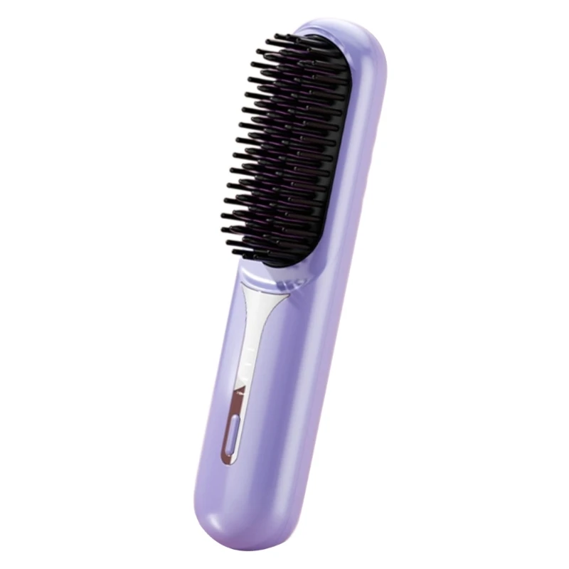 Stylish Cordless Hair Straightener Comb With Adjustable Heat Setting for Women