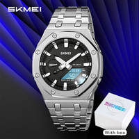 SKMEI Man Casual Business Fashion Ectangle Quartz Watch Waterproof Wristwatch Light Date Mens Sports Business Watches