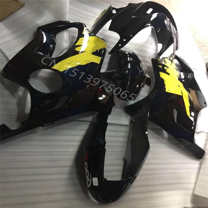 ABS  Injection molding Fairing For HONDA  CBR600 F4 99 00  CBR600F4 1999 2000 CBR600 F4 99- 00 black yellow letter Body Fairing