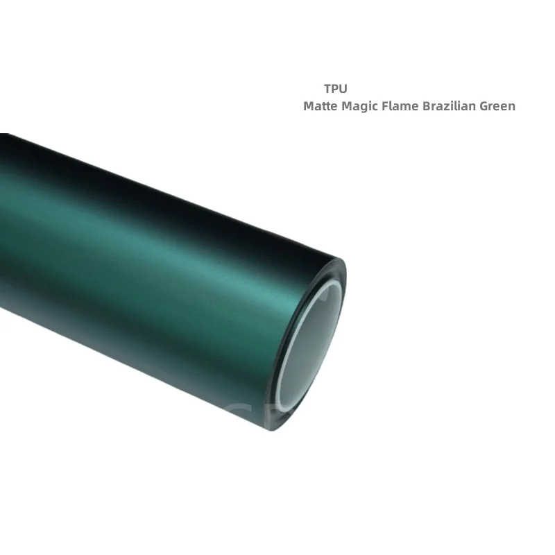 

Цвет PPF матовый Magic Flame Green TPUPPF пленка краска защитная пленка покрытие антижелтение самовосстанавливающийся ремонт тепла