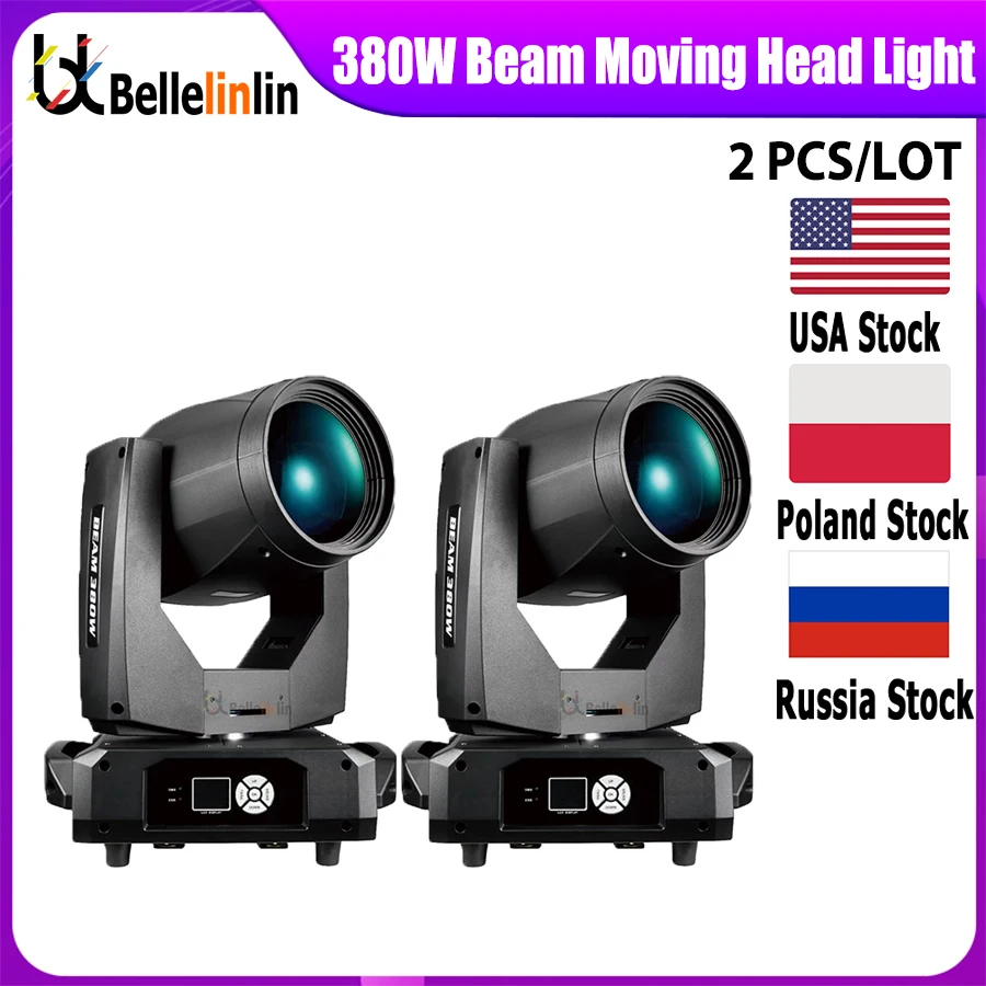 

0 Tax 2Pcs New 20R 380W Waterproof Beam Moving Head Light IP65 DMX512 Sound Control DJ Disco Music Party Bar Stage Lights