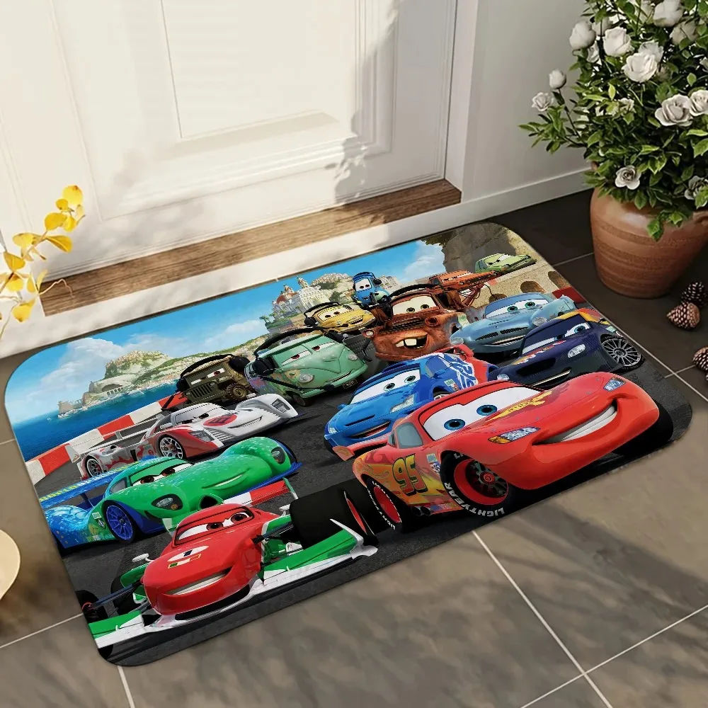 Disney Cartoon Cars Home Floor Mat Door Mat Carpet Floor Mat Bathroom Absorbent Mat Home Décor Items