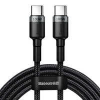 Baseus USB-C to USB-C 100W 5A 2m PD QC Cable Quick Charge-Grey