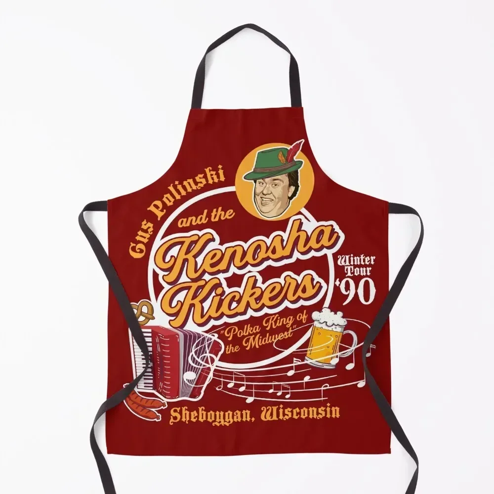 

Gus Polinski and the Kenosha Kickers Apron Kitchen Apras Man New year's barber uniform women's kitchens Apron