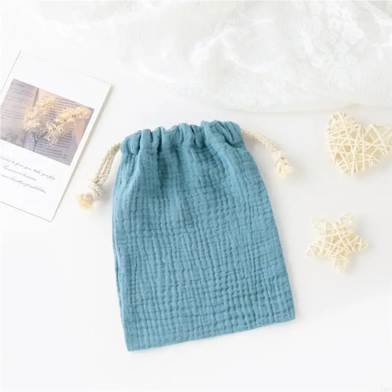 حقيبة L5YF الجافة والرطبة لتخزين حفاضات الأطفال وحقيبة تخزين برباط على شكل زهور #5