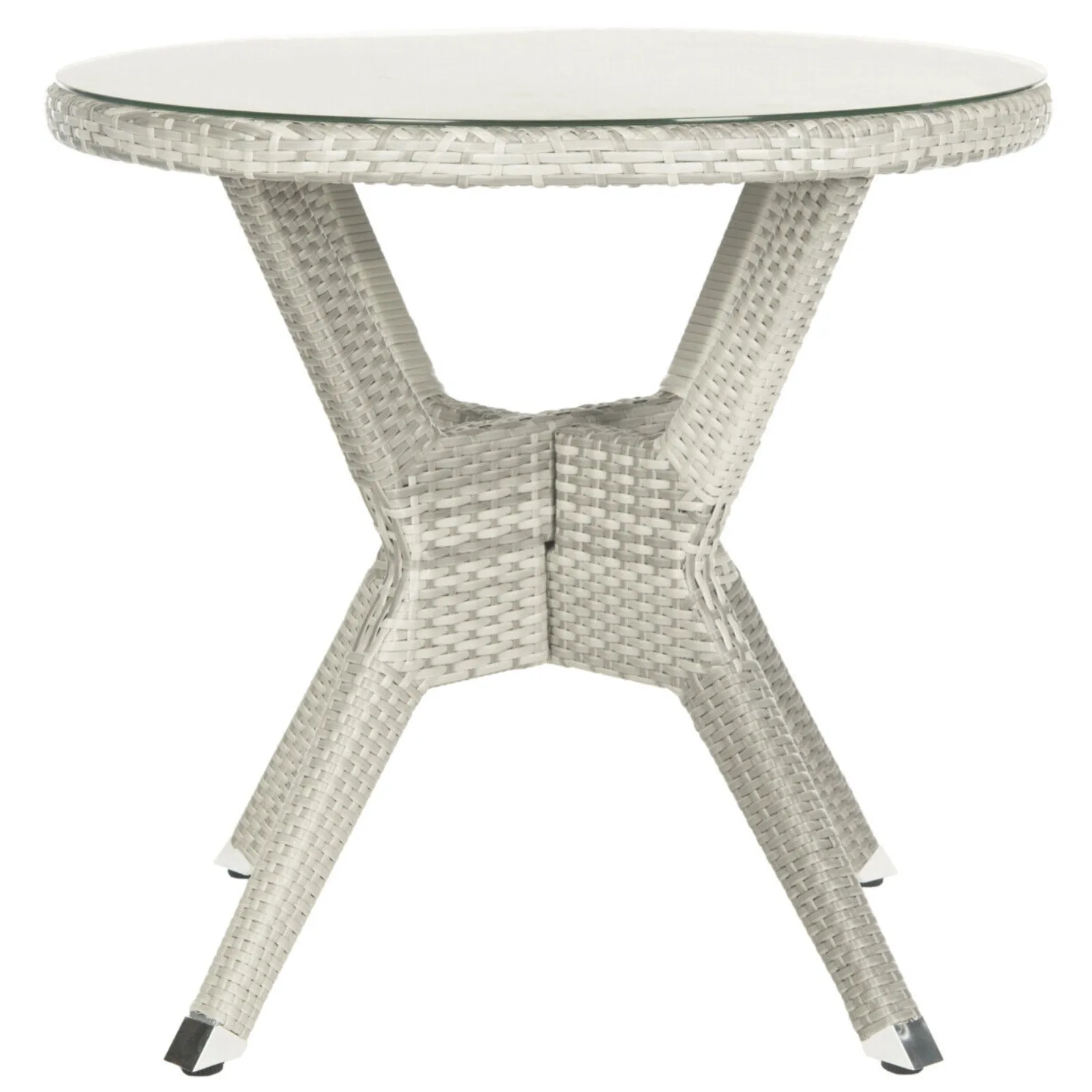 Outdoor Collection Langer Round Dining Table | Grey