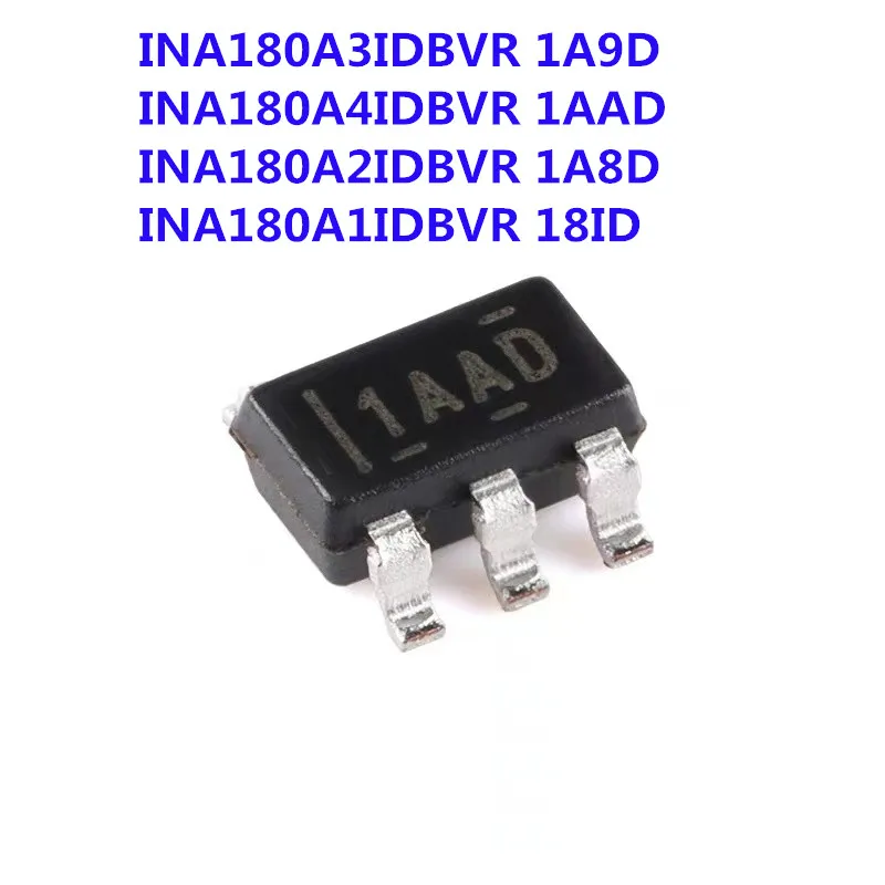 5Pcs 100% New INA180A3IDBVR 1A9D INA180A4IDBVR 1AAD INA180A2IDBVR 1A8D INA180A1IDBVR 18ID INA180A SOT-23-5