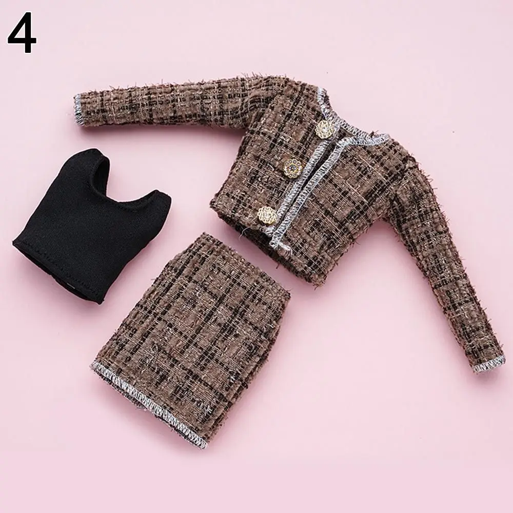 

1 Set Newest DIY Gift Casual Wear Elegant Coat Girl Clothes Dolls Skirt