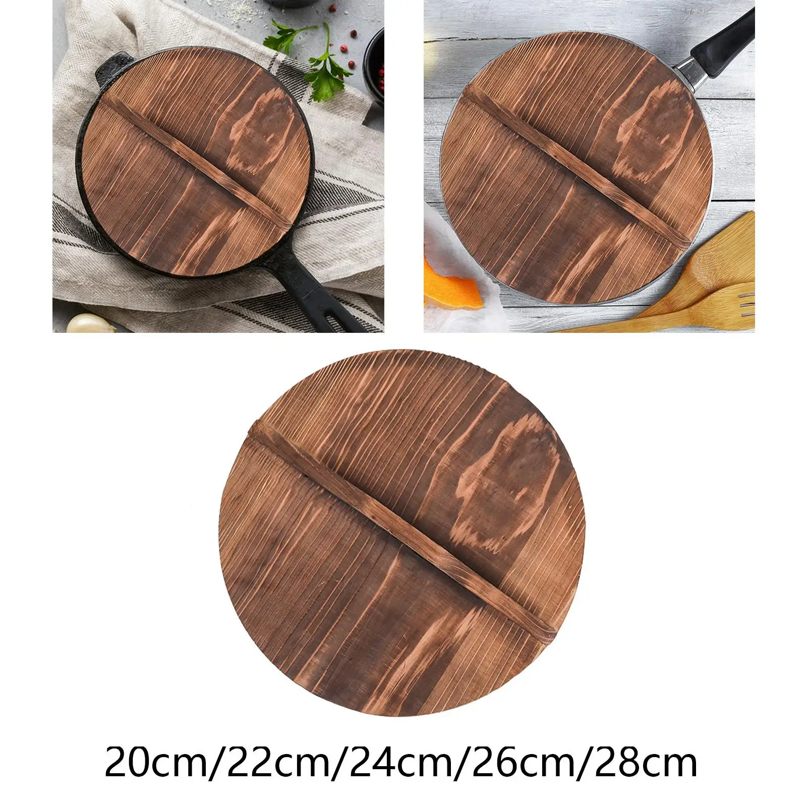 

Деревянная крышка для сковороды Крышка для сковороды, Крышка для сковороды для кухонных принадлежностей,