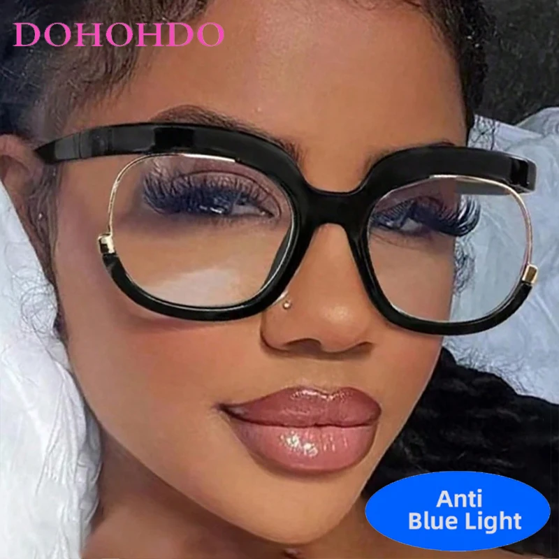 

Luxury Design Trending Brand Square Men Women Anti-Blue Light Eyeglasses Computer Reading Optical Fashion Glasses Lentes Очки