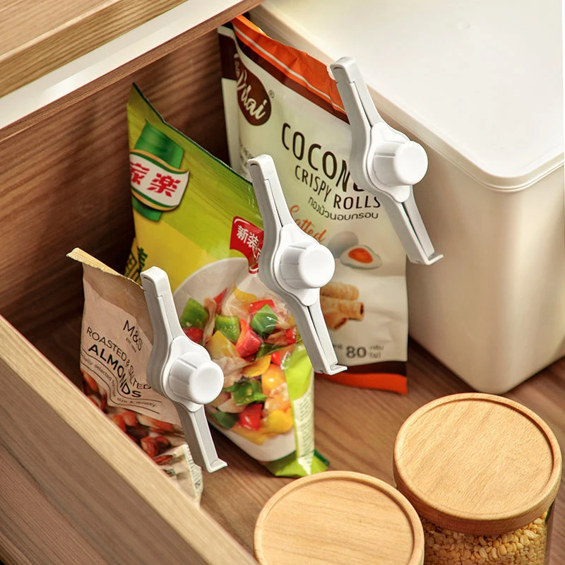 Food Bag Clips Kitchen Storage Food Sealing Tongs Moisture-Proof Clamp Fresh Keeping Sealing Clip Pour Food Storage Bag Clip