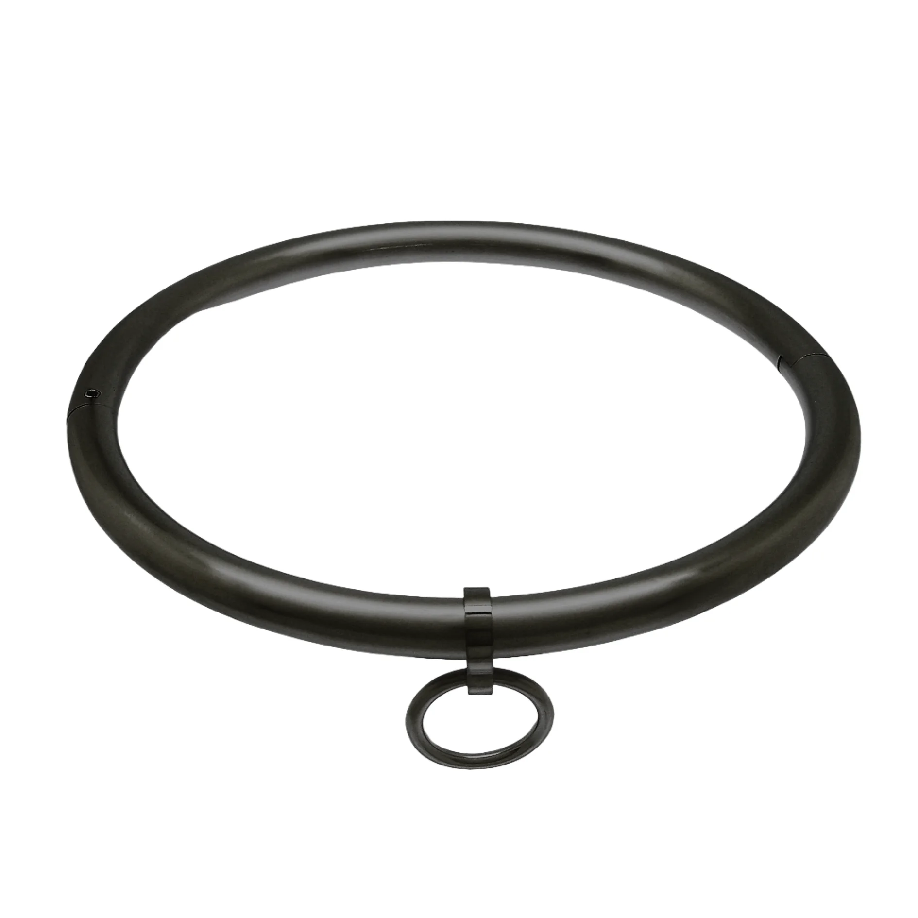 

ACECHANNEL Solid Stainless Steel Slave Collar Lockable Torque Choker Necklace Fetish Wear Jewelry