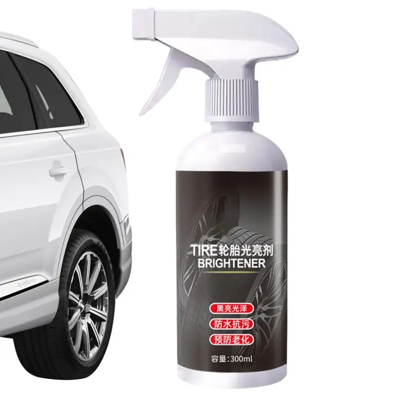 Car Tire Cleaning Spray 300ml Tire Cleaning Agent Car Tire Foam For Car Detailing Long Lasting Protection Keep Tires Looking