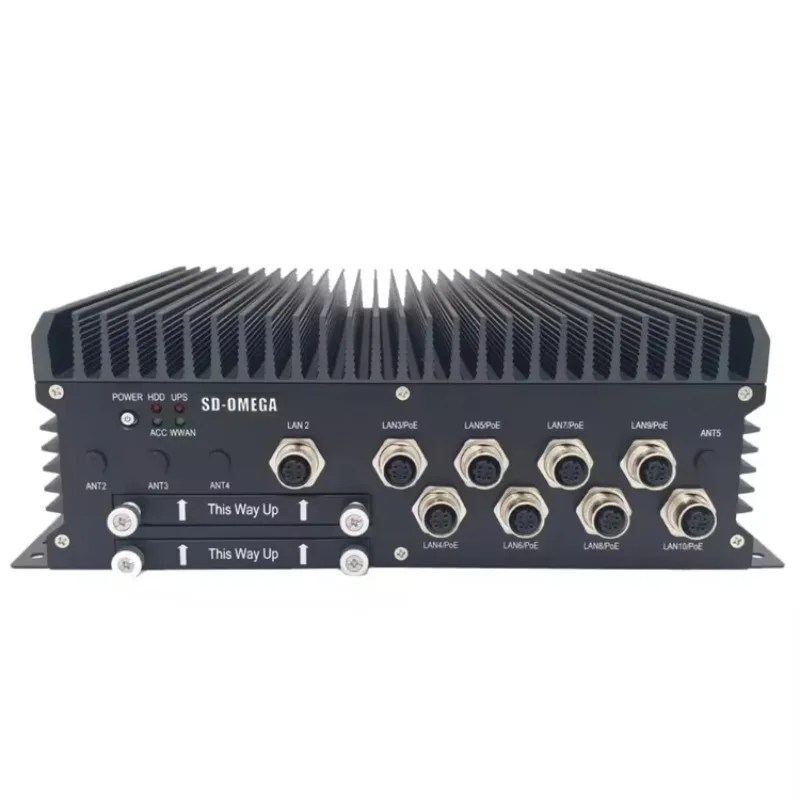 Vehicle Computer Vehicle Computer SD5200P-M12D Gen 8th Cores I7/i5/i3 CPU 8xPoE  9V-48V Input Vehicle Computer
