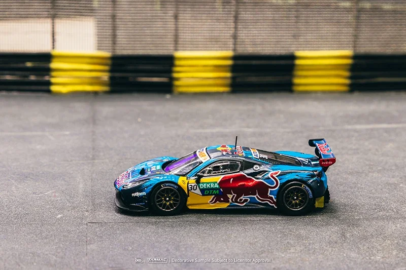 Véhicule en alliage moulé sous pression, Tarmac nous-mêmes, 1:64, modèle de voiture 488 GT3 DTM, Monza Race 1, véhicule veam Lawson, revêtement RedBull, gagnant, 2021