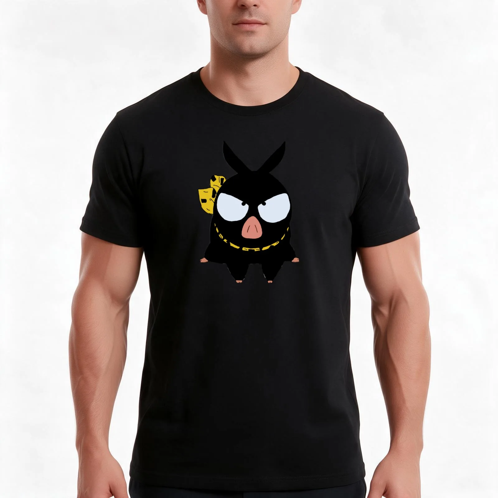 Ranma P Chan Accusing Face ORIGINAL by SillyFun.redbubble.com T-Shirt, Summer Casual Cotton Tee, Oversized Streetwear Tops
